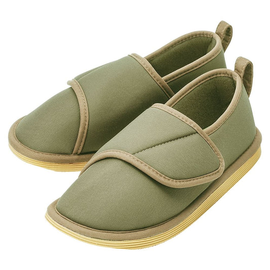 Fall prevention shoes with toes, green, L, 091284, 1 pair