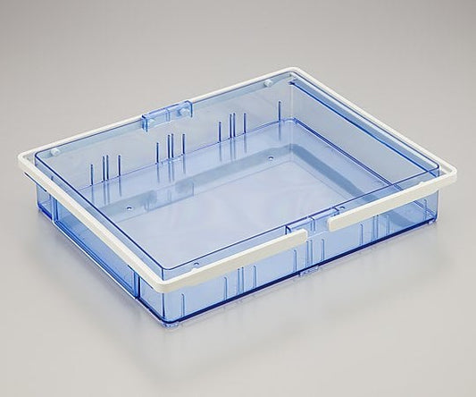 Combination medication box, outer box with handle, blue, 1 piece