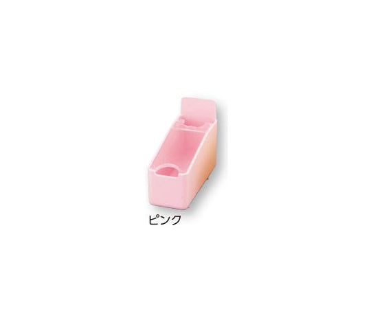 Combination medication box with lid, small, pink, 1 piece