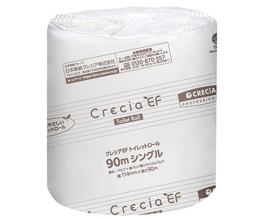 크레시아 EF 화장실 롤 (싱글・심 있음 타입) 1상자(1권×80봉투입) 10102 1상자(1권×80봉투입)
