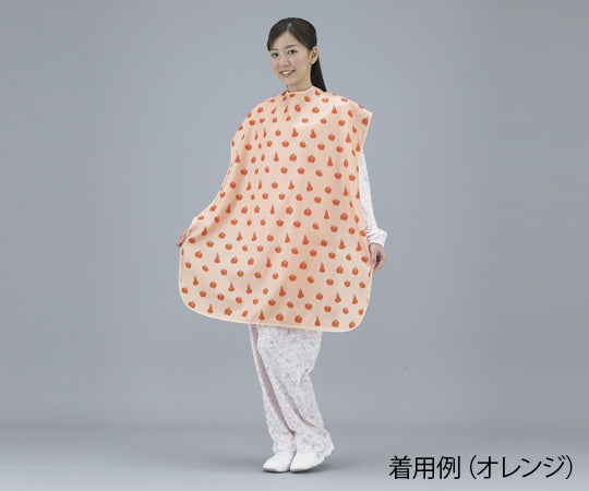 長持ちする大きなお食事エプロン（ブルー）　403720-10 1枚