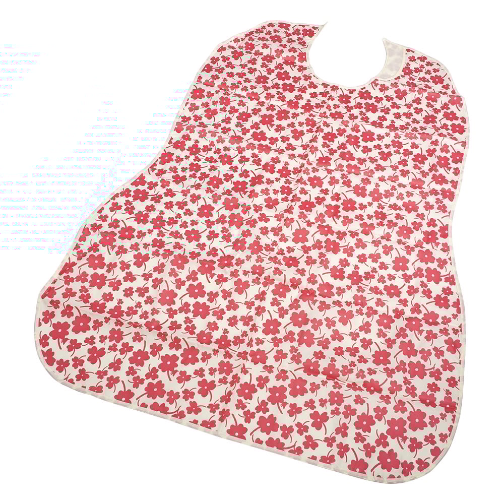 長持ちする大きなお食事エプロン（ローズ）　403720-240 1枚