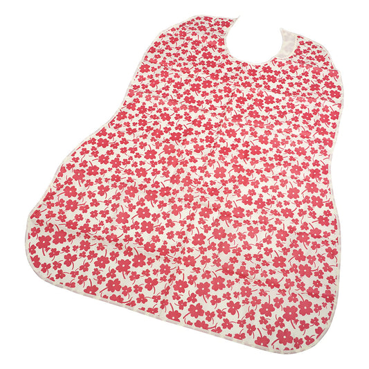 長持ちする大きなお食事エプロン（ローズ）　403720-240 1枚