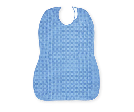 長持ちする大きなお食事エプロン（ブルー）　403720-10 1枚