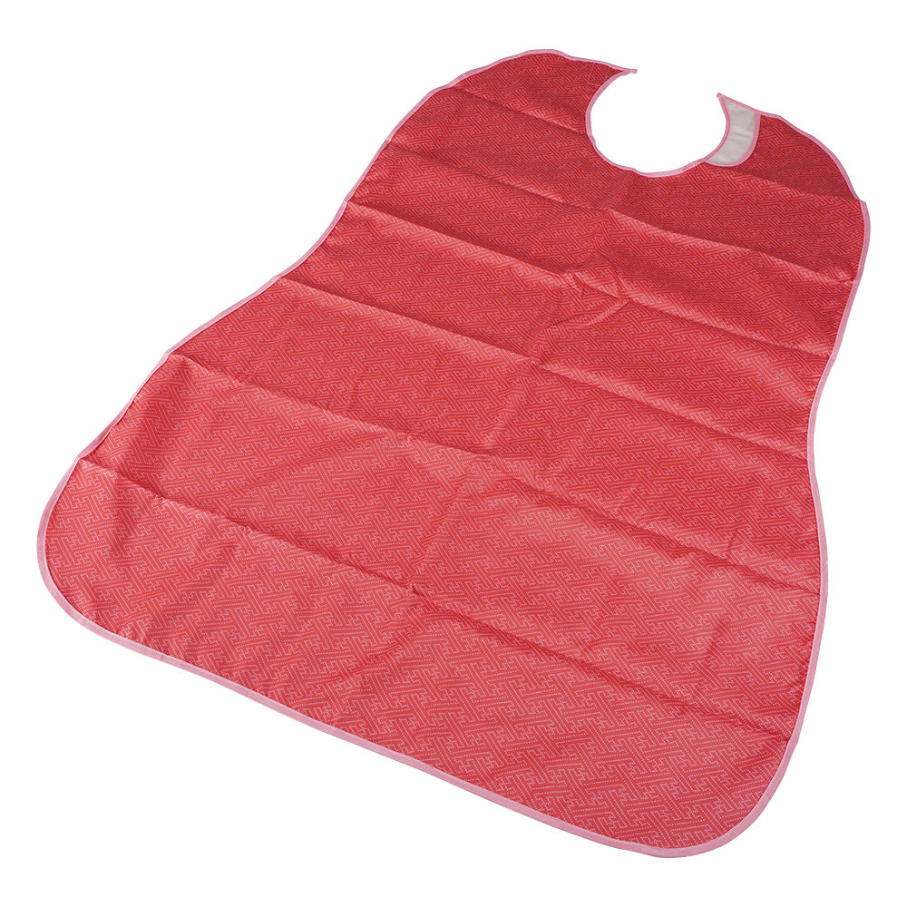 長持ちする大きなお食事エプロン（茜）　403720-1321 1枚