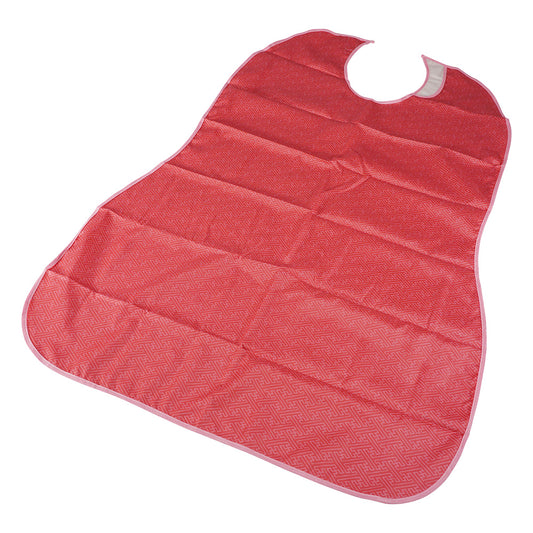 長持ちする大きなお食事エプロン（茜）　403720-1321 1枚