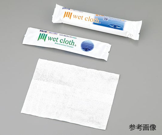 의료 개호용 웨트 타월 메디컬 웨티 원형 1팩(1개×100봉투입) 1팩(1개×100봉투입)