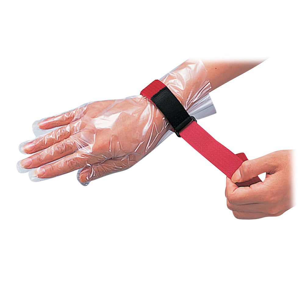 Wrist &amp; Leg Seal Band (Stretchable Type) Red 2 Pieces R 1 Set