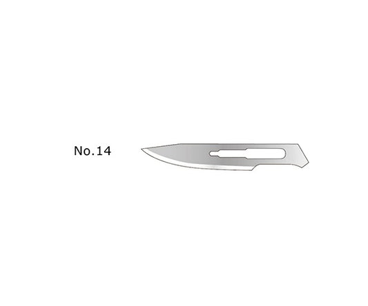 Feather Replacement Blade Scalpel for Handle No.3 Replacement Blade No.14 20 pieces 1 box (20 pieces)