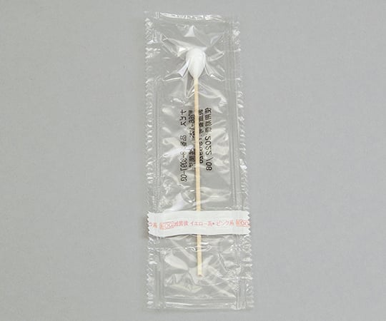 Bescare Hospital Cotton Swabs φ12×152mm 1 swabs/bag×100 bags W266-1 swabs 1 box (1 swabs×100 bags)