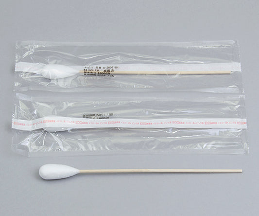 베스케어 호스피탈 면봉 φ21×254mm 1개/봉투×50봉투 W4100-1개 1상자(1개×50봉투입)