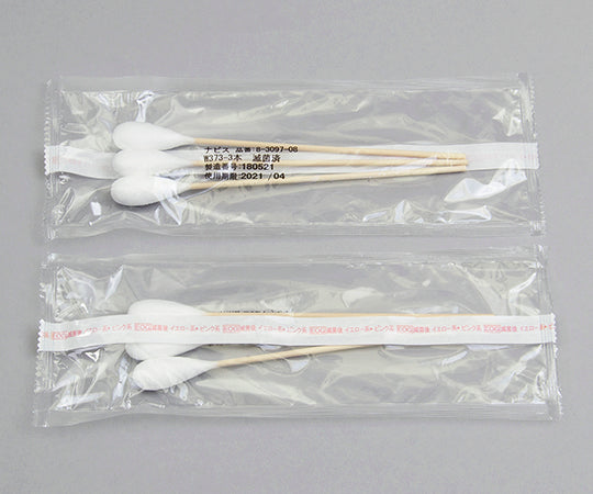 Bescare Hospital Cotton Swabs φ15.3×178mm 3 swabs/bag×30 bags W373-3 swabs 1 box (3 swabs×30 bags)