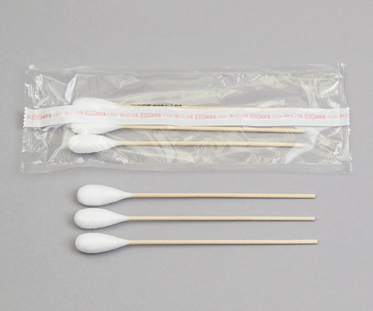 Bescare Hospital Cotton Swabs φ15.3×178mm 3 swabs/bag×30 bags W373-3 swabs 1 box (3 swabs×30 bags)