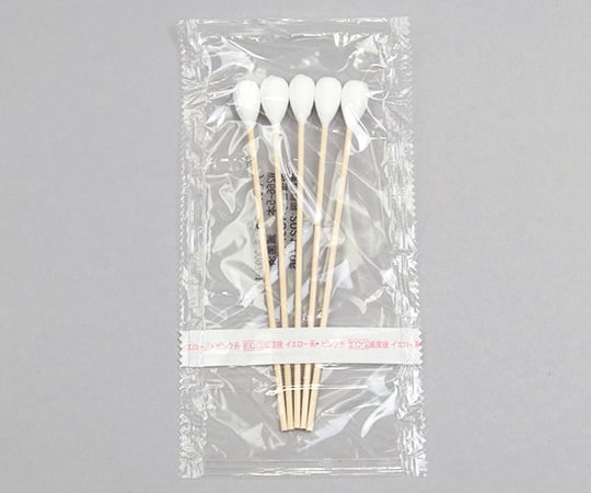Bescare Hospital Cotton Swabs φ12×152mm 5 swabs/bag×60 bags W266-5 swabs 1 box (5 swabs×60 bags)