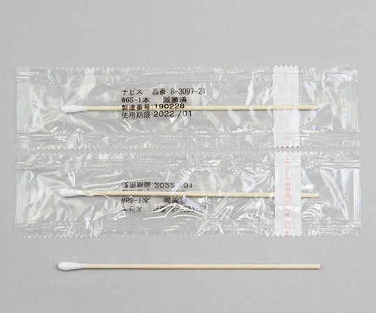 베스케어 호스피탈 면봉 φ4.8×152mm 1개/봉투×250봉투 W6S-1병 1상자