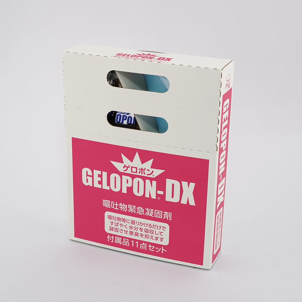 嘔吐物緊急凝固剤セット ゲロポン（R）-DX　183-W 1セット