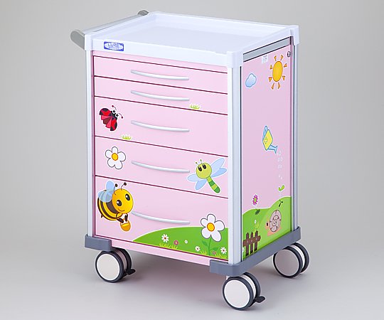 Pediatric cart (LUXE) Pink 690 x 540 x 930 mm LX3405PRO 1 unit