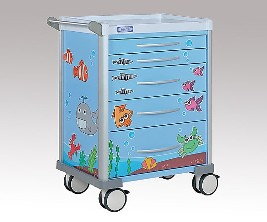Pediatric cart (LUXE) Blue 690 x 540 x 930 mm LX3405PROS 1 unit