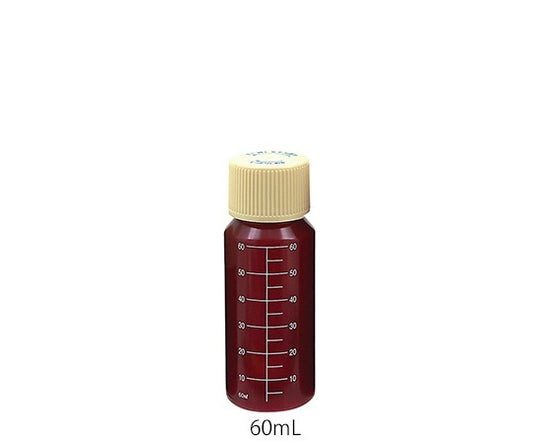 セーフティNK茶瓶（未滅菌）　60mL　10本入　ASNK24310-084 1袋(10本入)