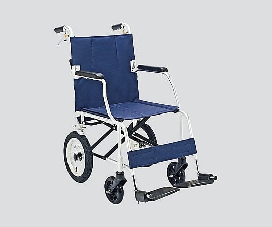 介助車いす　（介助式／アルミ製／背折れタイプ／紺）　NR-100SB 1台