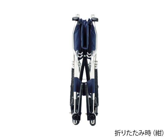 介助車いす　（介助式／アルミ製／背折れタイプ／紺）　NR-100SB 1台