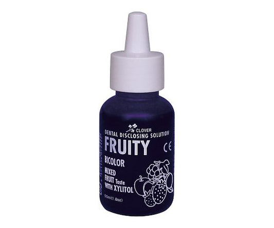 플라크 염색액 (FRUITY 라이트) 과일 믹스 풍미 (바이 컬러) 50mL 1 개