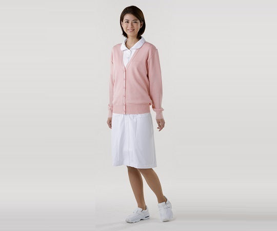 Anti-pill long sleeve cardigan Pink L D-1001 1 piece