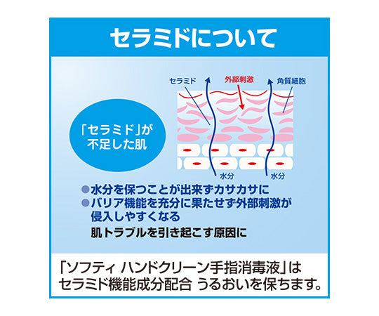 ソフティ ハンドクリーン手指消毒液 1L 業務用 1本