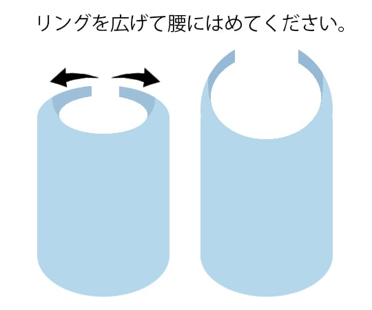 さっと入浴介助エプロン　ブルー　SATTO-BL 1枚