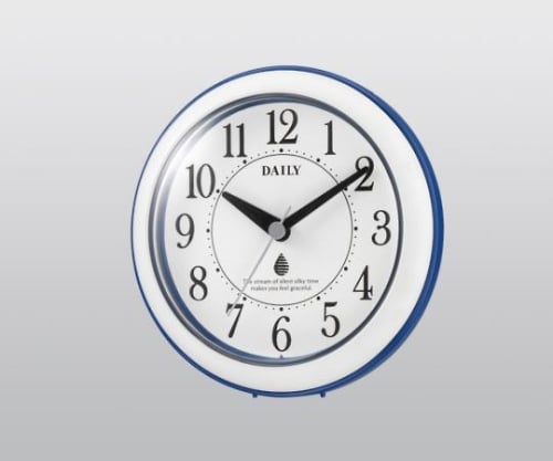 Bath Clock (Waterproof and Dustproof) Blue/White 4KG711DN04 1pc
