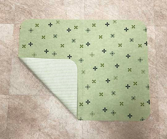 Portable Toilet Mat (900 x 1200 mm/Green) KC-01 1 piece