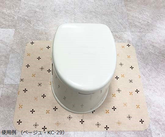 Portable Toilet Mat (900 x 1200 mm/Green) KC-01 1 piece