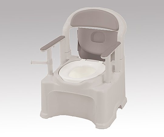 Portable toilet (Kiraku) (standard seat/580 x 568 x 768-868mm) PS2 type 1 unit