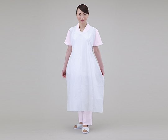 Proshare Super Eco PE Apron (Sleeveless) 50 pieces White 1 box (50 pieces)