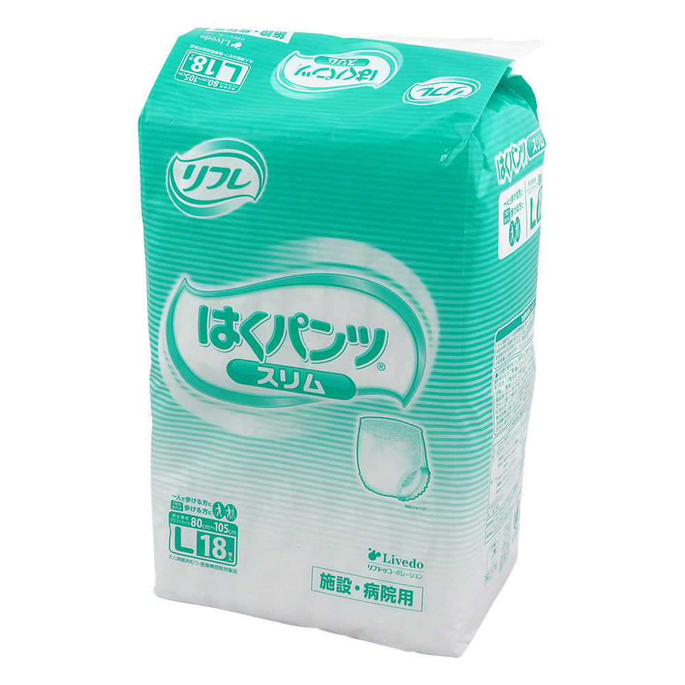 Refre Pants Slim Type L 18 pieces 1 bag (18 pieces)