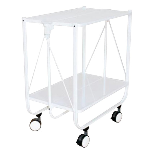 Handy Side Cart, Folding Type, No Shelf, White R, 690 x 400 x 730 mm, 62073, 1 Set
