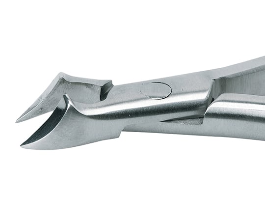 小型ニッパ式爪切り アングル刃 全長100mm　NAIL-SAT 1個