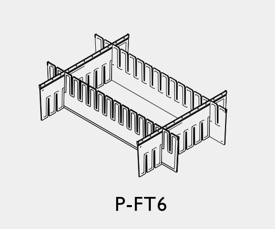 Shutter Wagon Partition Set Deep P-FT6 1 piece