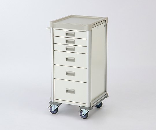 麻酔カート(LUXE) 引出し6段(浅3・中2・深1)　NC3706 1台