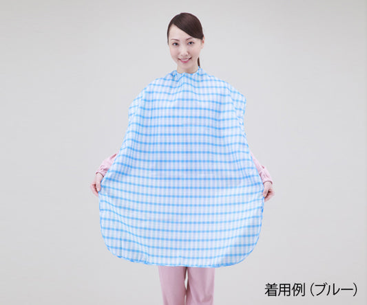 食事用エプロン　ブルー　　73738 1枚