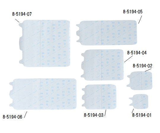 マルチフィックス®（透湿・防水性サージカルフィルム）　80×100mm　50枚　3号　16382 1箱(50枚入)