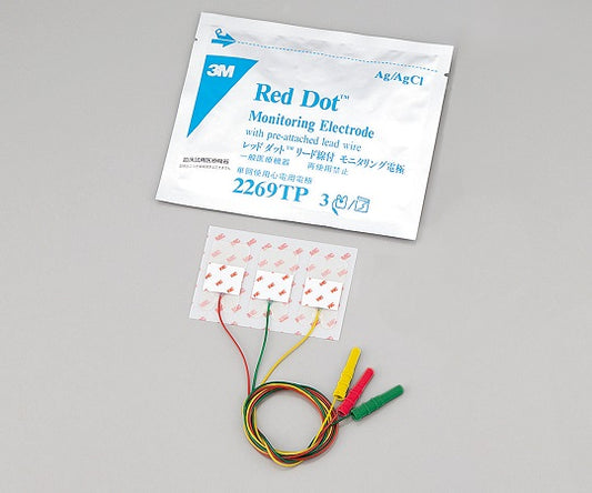 Monitoring electrode with lead wire [Red Dad (TM)] 40 x 19 mm 1 box (3 pieces x 10 bags) 2269TP 1 box (3 pieces x 10 bags)