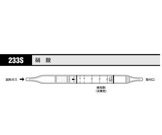 ガス検知管 硝酸 1箱（10本入）　233S 1箱(10本入)