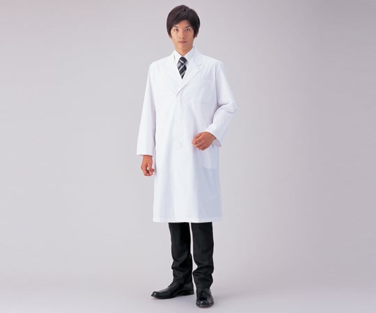 White coat for men (with cuff strings) Single AZ51-601 S 1 piece