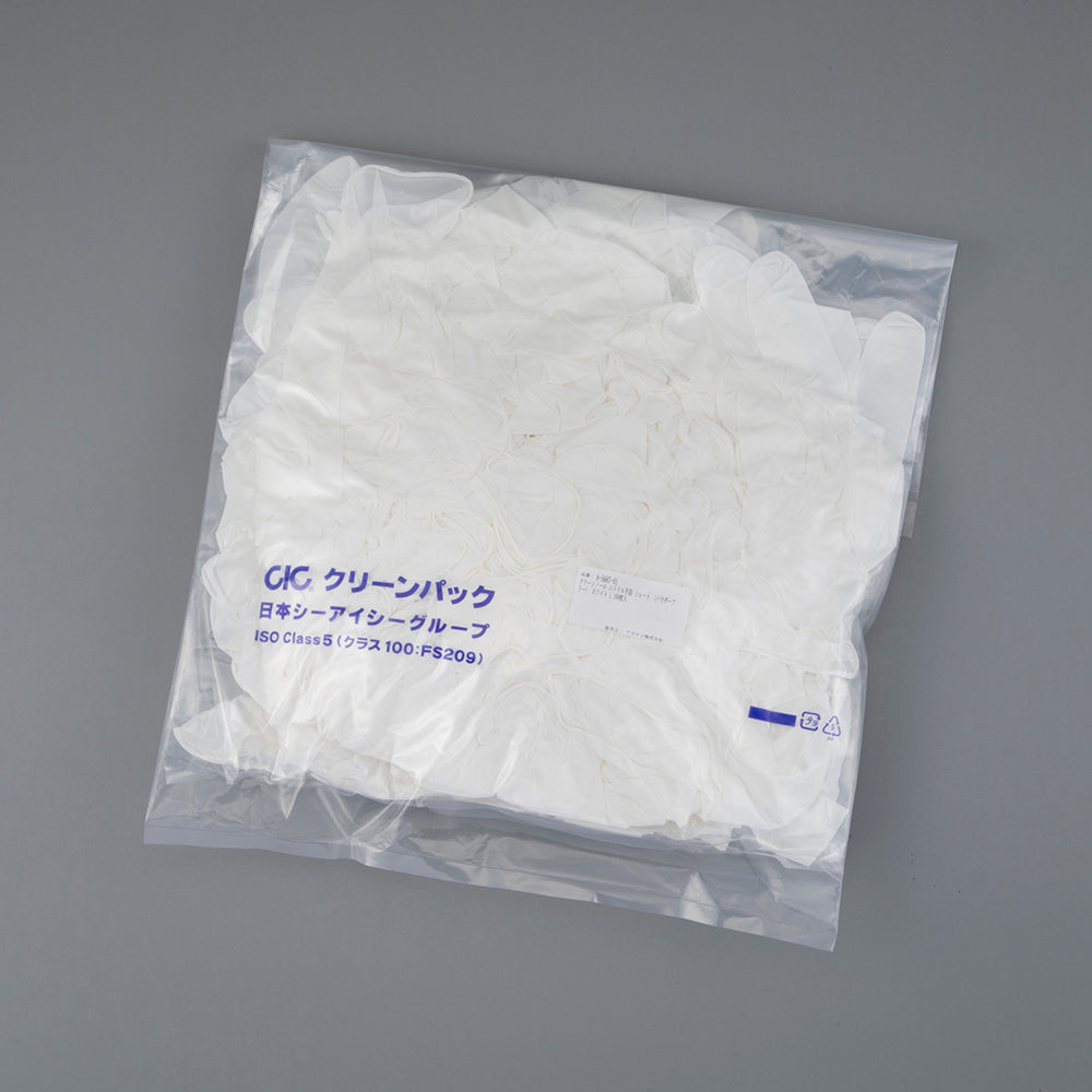 [Pure water cleaning] Clean Nol Nitrile gloves, short (powder-free), white, L, 1 box (50 pieces/bag x 2 bags) 1 box (50 pieces x 2 bags)