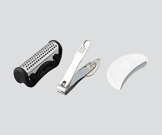 Grooming kit [Takumi no Waza] G-3111 Callus remover + high-quality nail clipper + nail file set G-3111 1 set