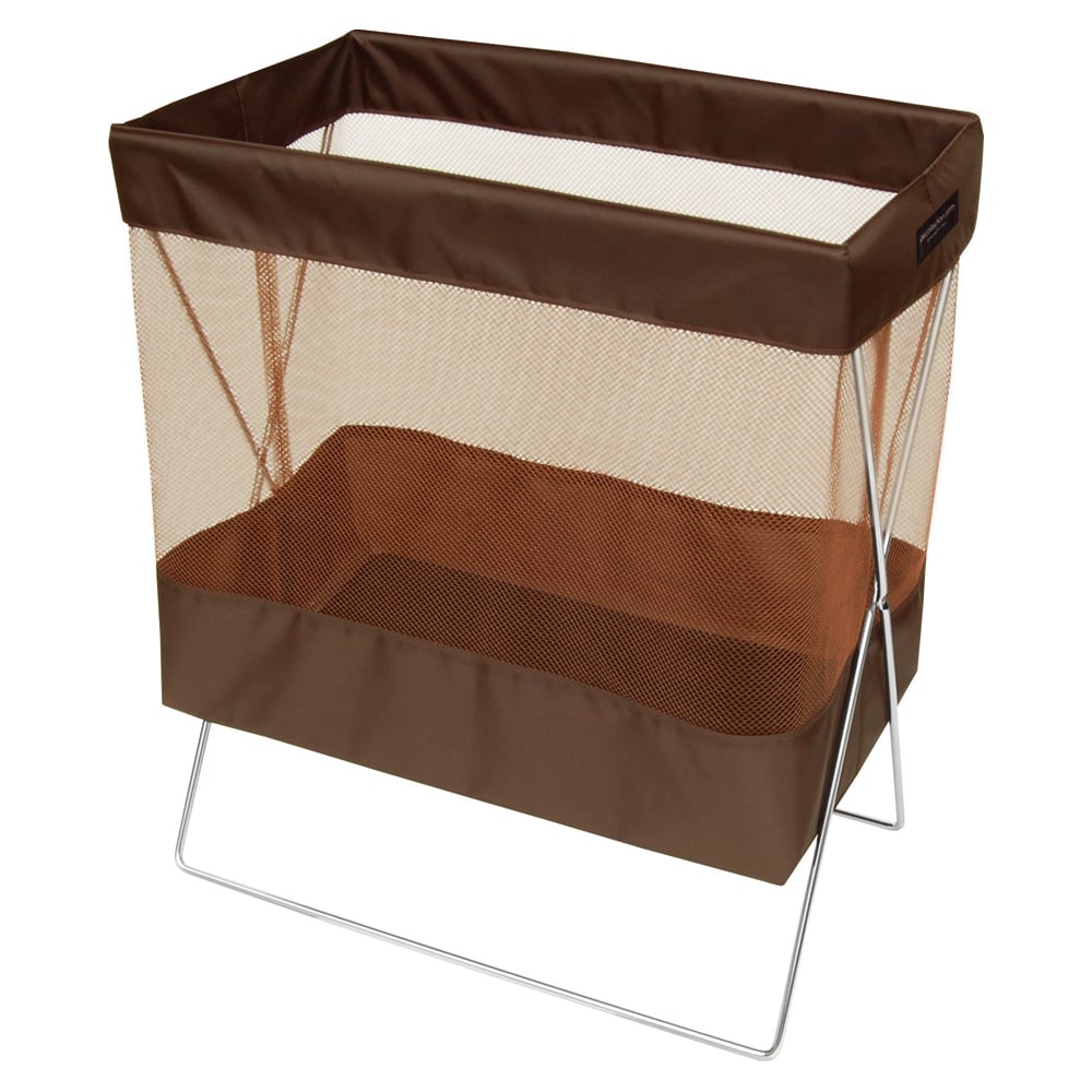 사이드 왜건 메쉬 브라운 430×250×510mm R-330 BR 1개