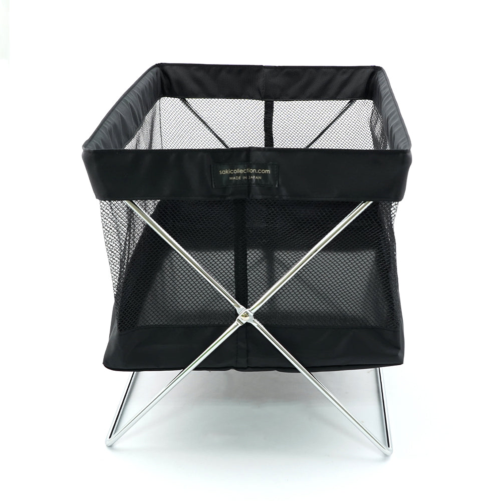 사이드 왜건 메쉬 블랙 370×260×200mm R-331 1개