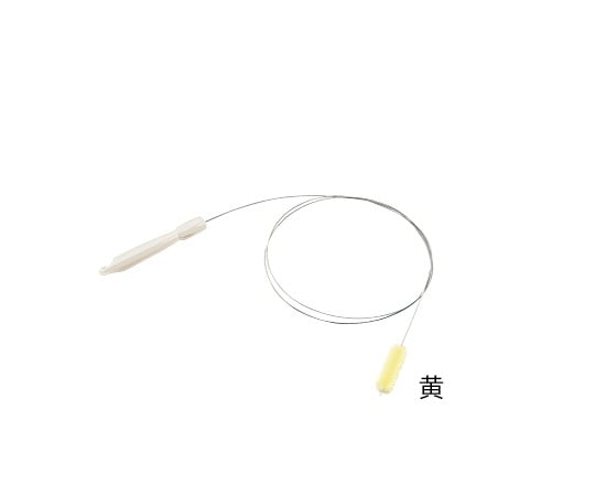 Tube cleaning brush, yellow, 1 piece