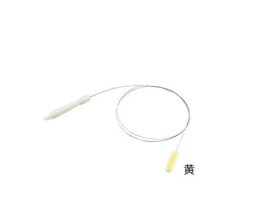 Tube cleaning brush, yellow, 1 piece